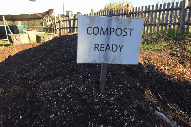 composting cardboard chips